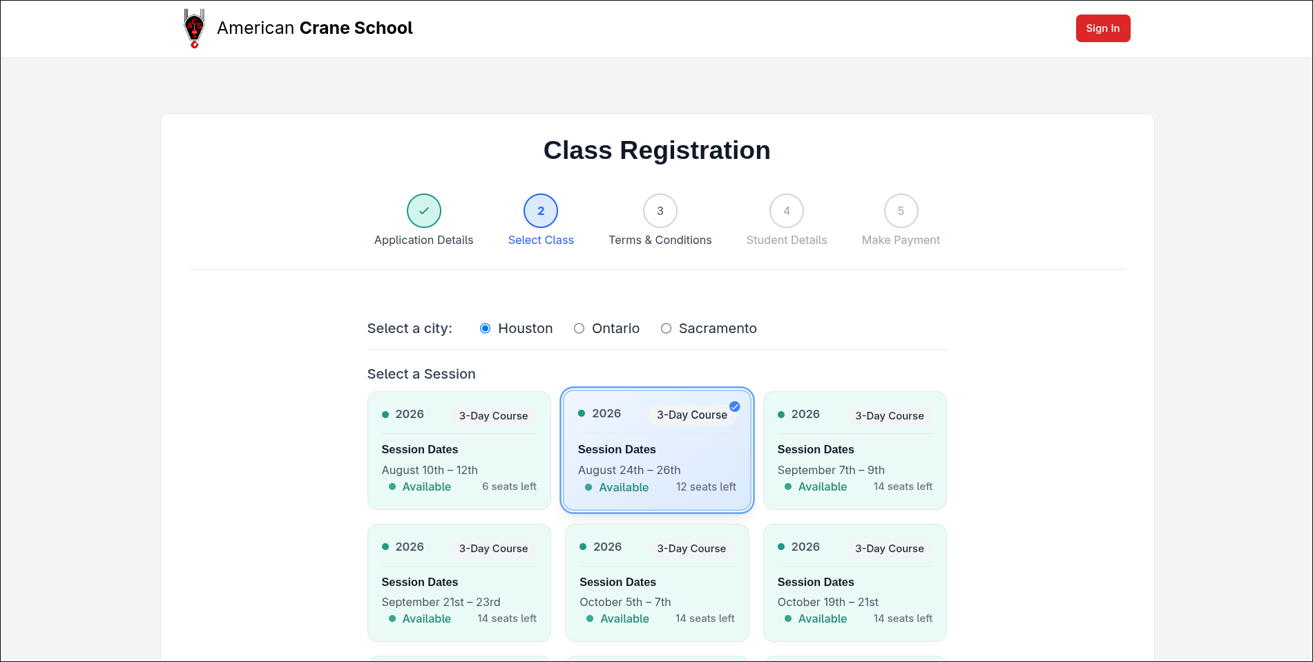 Crane Admin - Student Management System